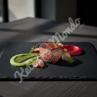 Lighten a dense kitchen