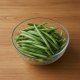 fresh green beans, blanched