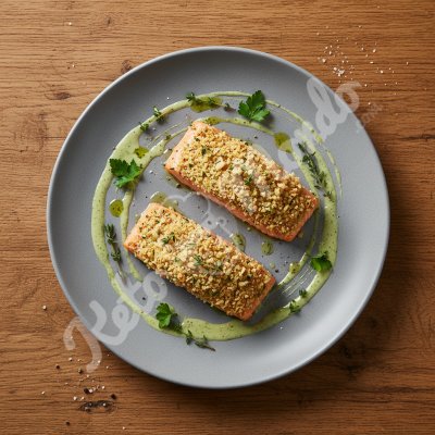 Parmesan and Herb Crusted Salmon