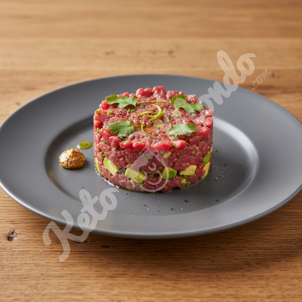 Beef Tartare with Avocado and Lime