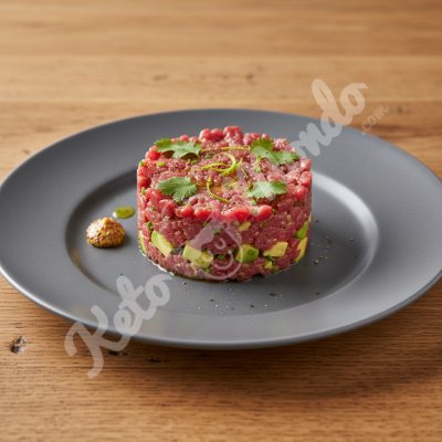 Tartare de boeuf à l'avocat et citron vert