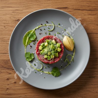 Beef Tartare with Avocado and Lime