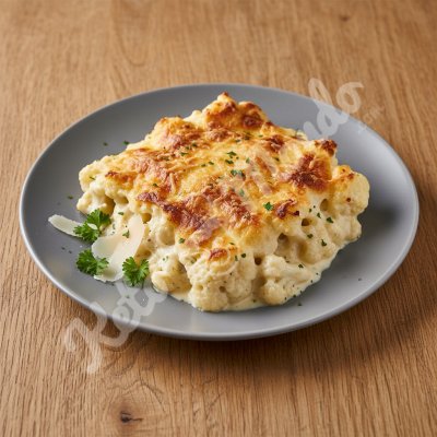 Cauliflower Gratin with Cream and Cheese