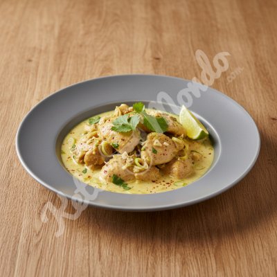 Poulet au lait de coco et citronnelle