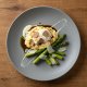 Truffled Scrambled Eggs and Asparagus