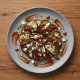 Eggplant Tian with feta and candied tomatoes