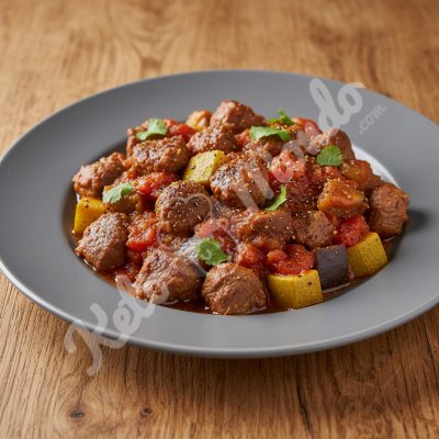 Lamb stew with Moroccan spices (ras el hanout)