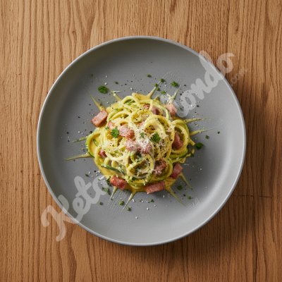 Carbonara Zoodles (no pasta)