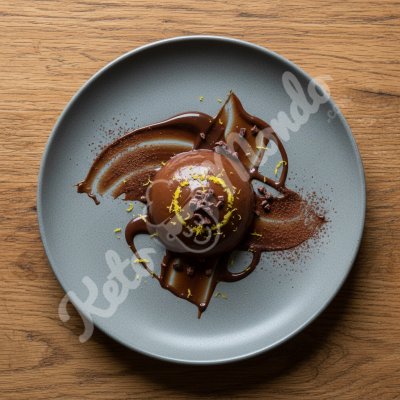 Quick Avocado-Cocoa Ganache with Lemon Zest