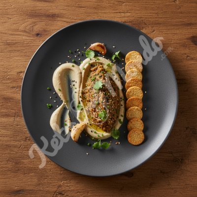 Eggplant Caviar with Tahini and Lemon