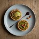 Chocolate-avocado tartlets