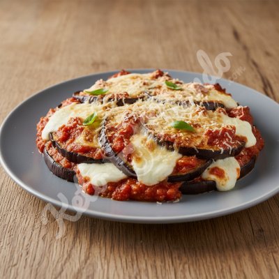 Parmigiana-style eggplant gratin