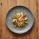 Shrimp, avocado and grapefruit salad