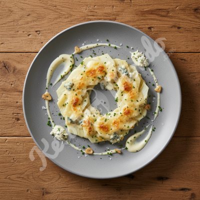 Celeriac Gratin with Gorgonzola