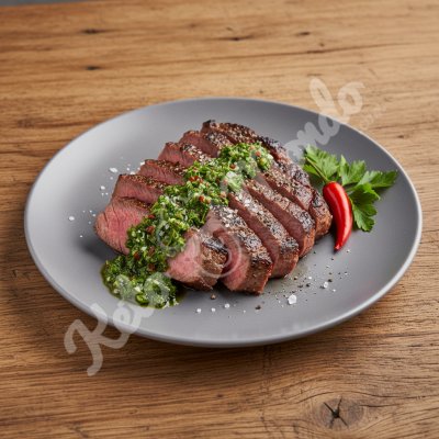 Grilled Steak with Chimichurri