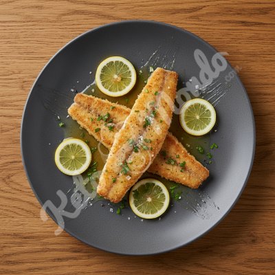 Almond Flour Sole Meunière with Lemon