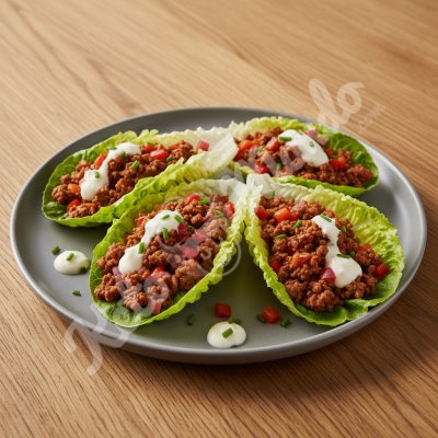 Spiced Beef Lettuce Wraps