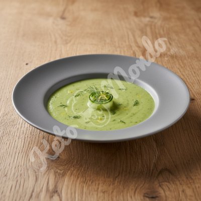 Gaspacho avocat-concombre