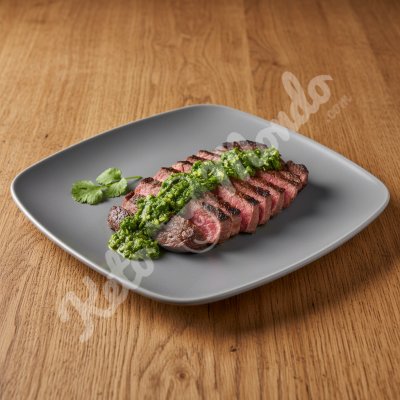 Steak grille chimichurri americain
