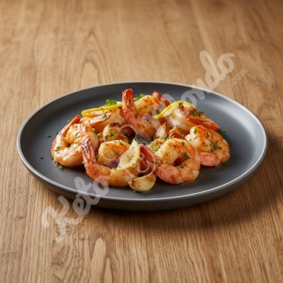 Grilled Shrimp with Lemon Garlic and Portuguese Herbs