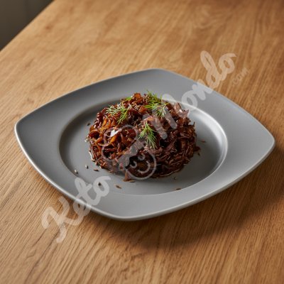 Braised cabbage with caraway vinegar