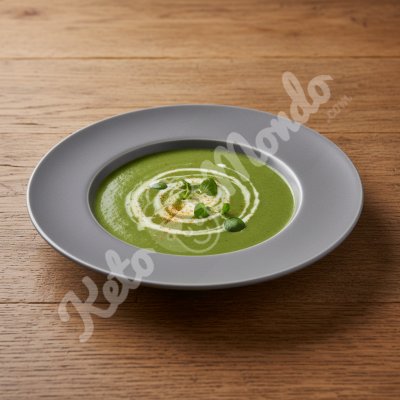 Creamy watercress soup