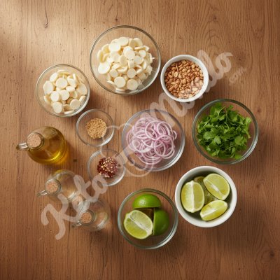 Peanut heart of palm salad