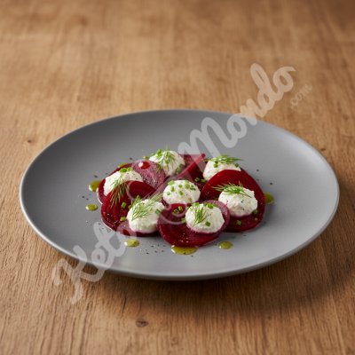 Salade betteraves fromage frais