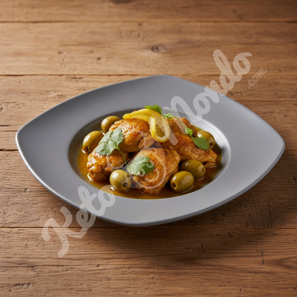 Chicken lemon olive tagine