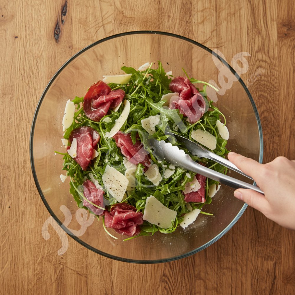 Bresaola, arugula and parmesan salad