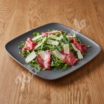 Salade de bresaola, roquette et parmesan