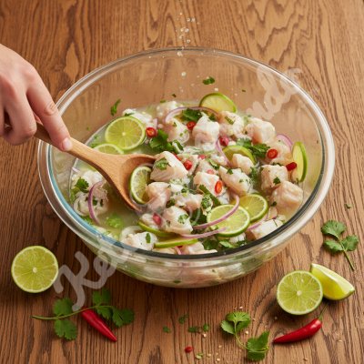 Ceviche de poisson au citron vert
