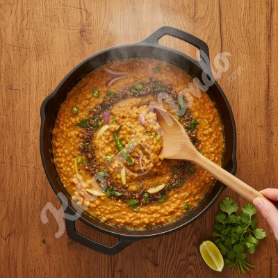 Red lentil dal