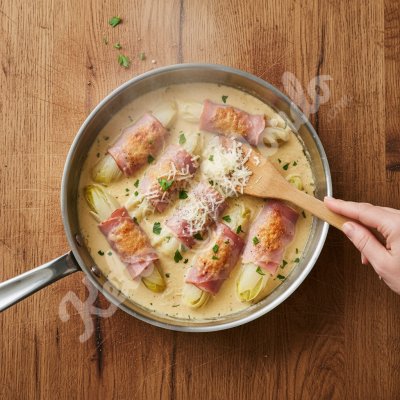 Endives au jambon et béchamel